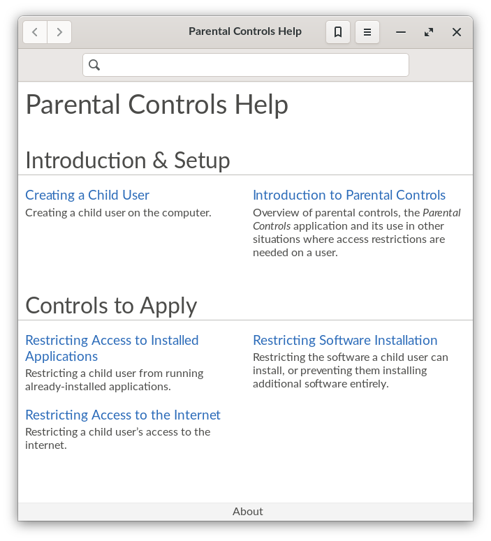 Parental controls Endless OS Support Site