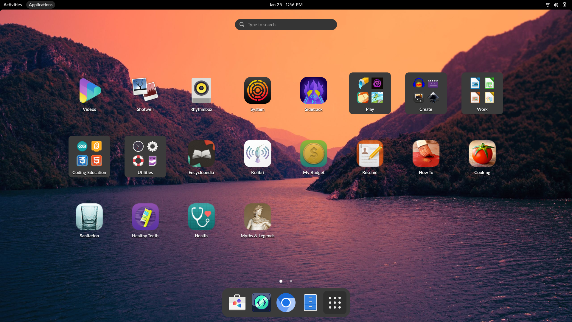 Endless OS 5 Desktop