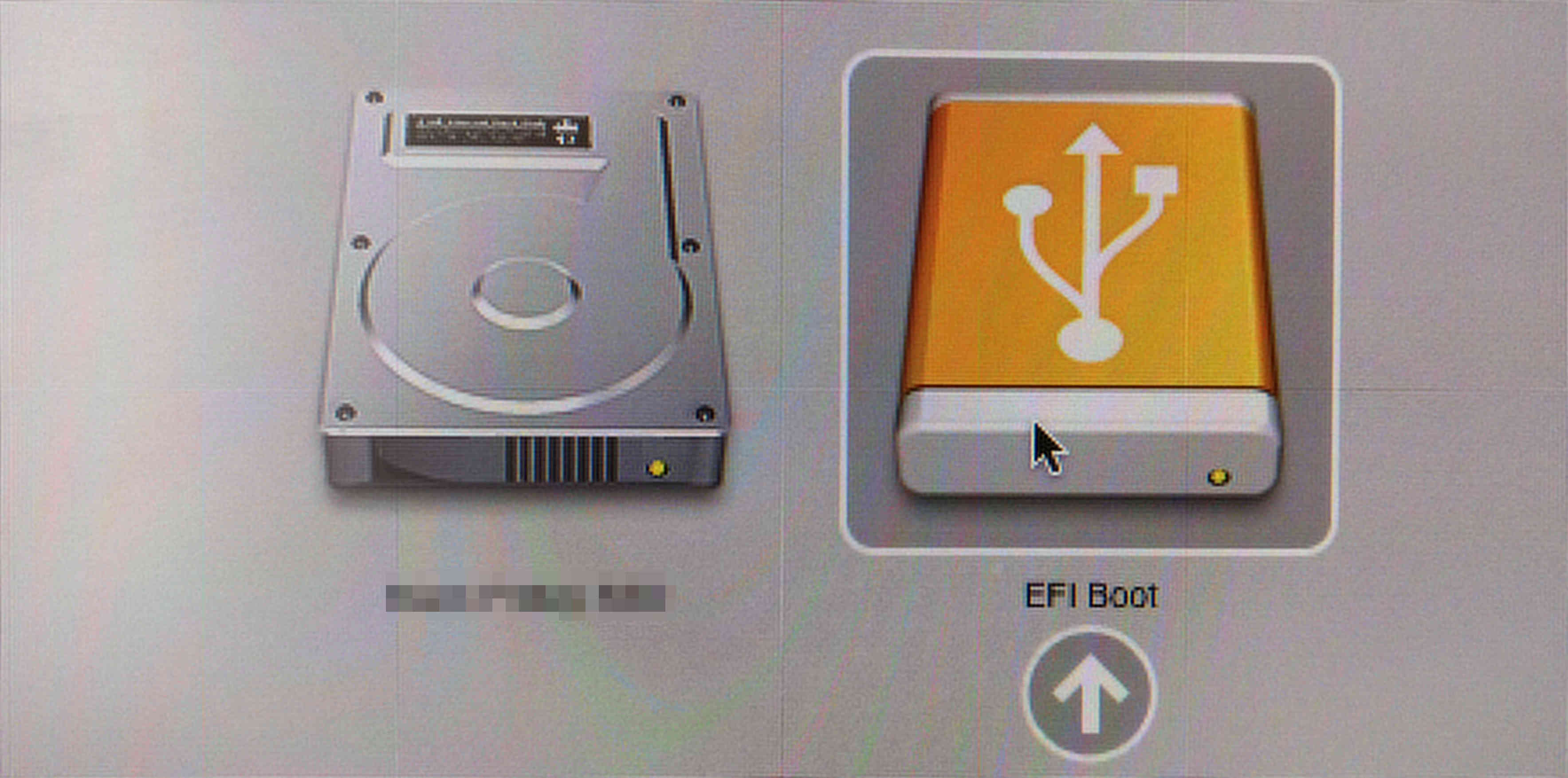 macbook boot usb key